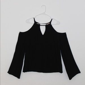 Target Cutout Shoulder Top